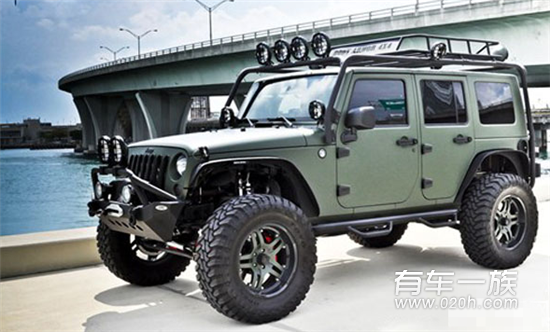 CEC改装350马力机械增压Jeep牧马人