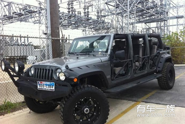 大型野兽 JEEP牧马人改装六门加长版改装