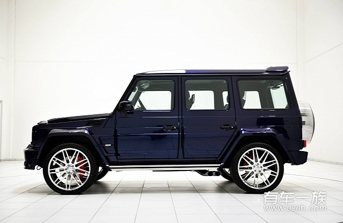 Brabus幽蓝Widestar G63 AMG改装案例