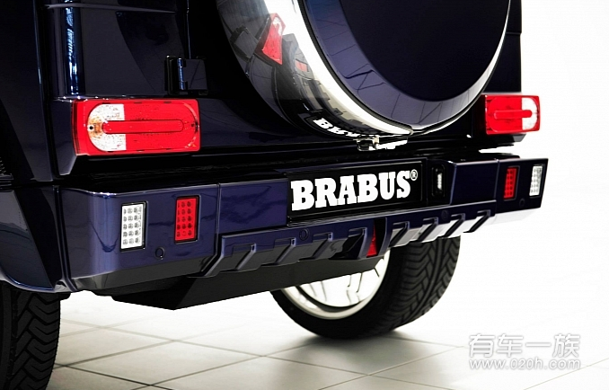 Brabus幽蓝Widestar G63 AMG改装案例