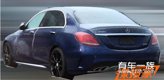 国产奔驰C 450 L AMG Sport最新谍照曝光