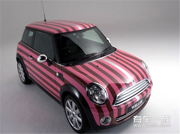 老歌星的新爱车 属于自己的独特彩绘MINI