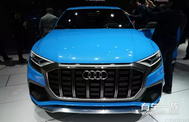 全新奥迪Q8概念车发布 插电式混动SUV