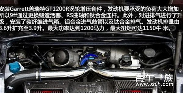 9ff打造1200马力保时捷911GT3套件