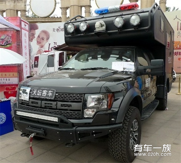 售价130万 改装福特F-150猛禽警用房车