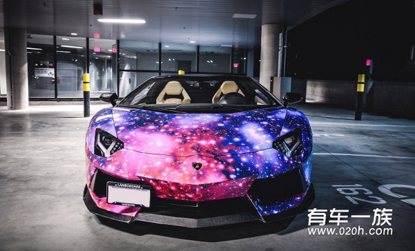 披上璀璨星空外衣 兰博基尼Aventador改装