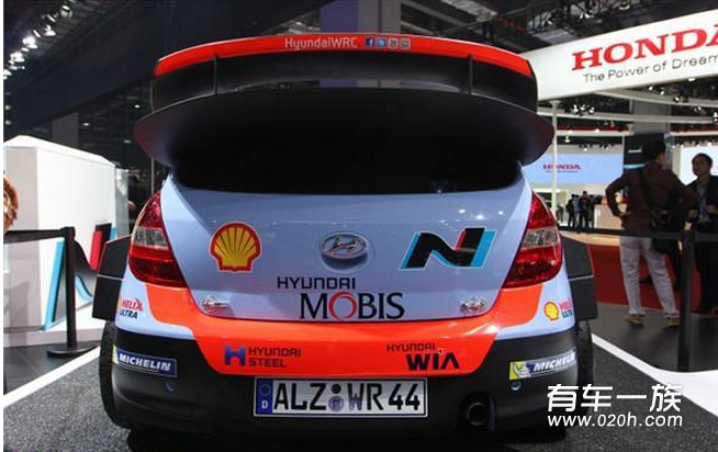 上海车展 现代i20WRC赛车动力改装