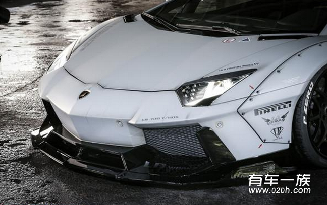 LB宽体加持兰博基尼Aventador 外观彪悍