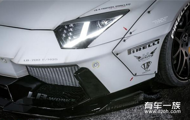 LB宽体加持兰博基尼Aventador 外观彪悍