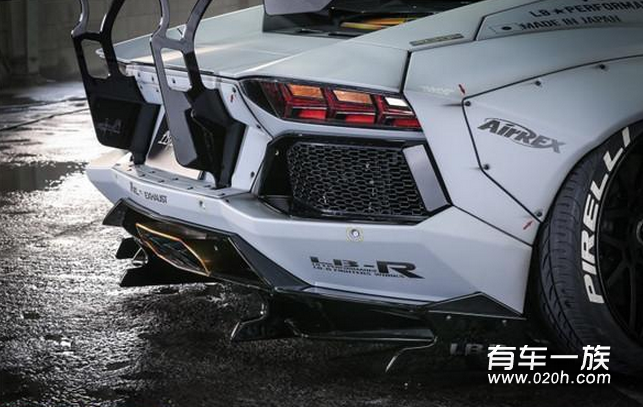 LB宽体加持兰博基尼Aventador 外观彪悍