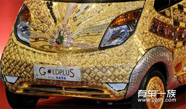 璀璨金色年华 世界首辆黄金珠宝汽车亮相