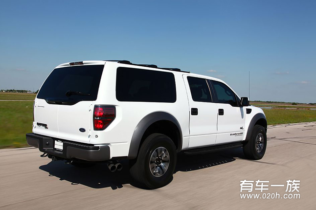 Hennessey改装福特F-150猛禽 加长封闭车斗