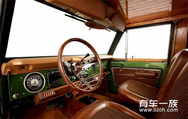 令车迷深爱的经典 1974福特Bronco木制版改装 