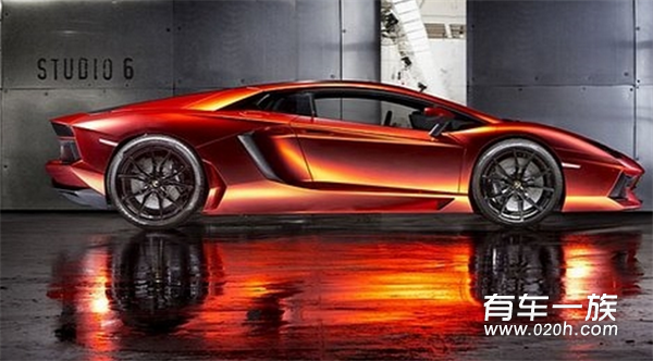兰博基尼Aventador改装 橙红色的时尚性感