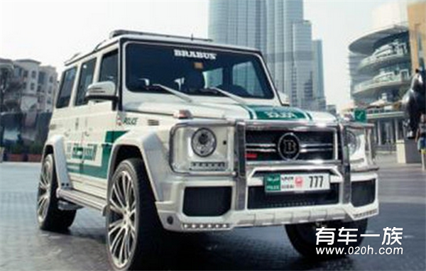 奔驰G63AMG高性能打造 奢华的迪拜警车