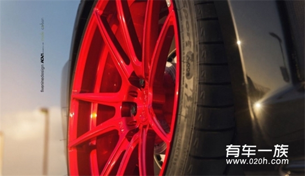 ADV.1推出奔驰C63 骚红轮毂碳纤维加身