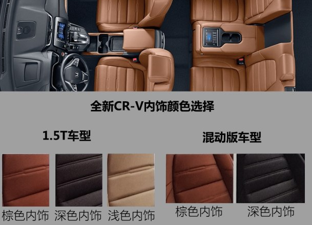 17新CR-V内饰颜色有几种 新CR-V内饰颜色选择