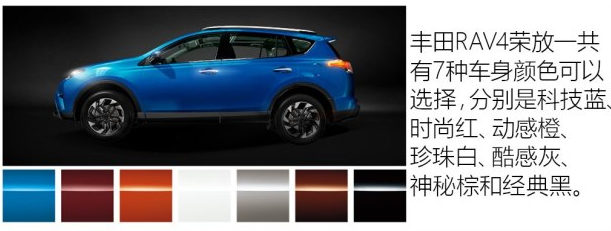新丰田RAV4荣放有几种颜色 丰田RAV4荣放哪种颜色好看耐看