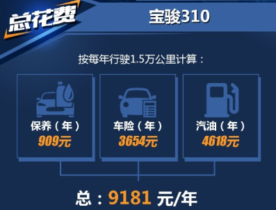 宝骏310养车费用多少钱一年 宝骏310养车难吗