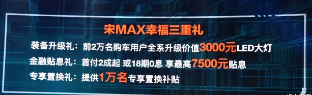 宋MAX有什么优惠？宋MAX有优惠活动吗？