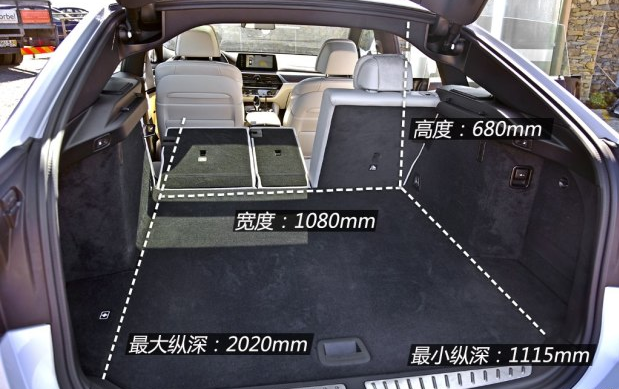 宝马6系GT后备箱尺寸 宝马6系GT后备箱空间大小测评