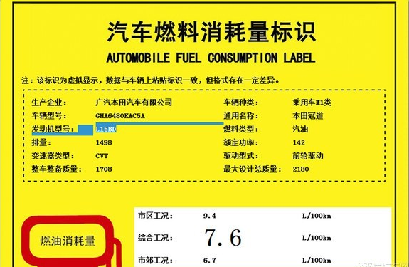 冠道1.5T发动机型号 冠道1.5T用什么发动机