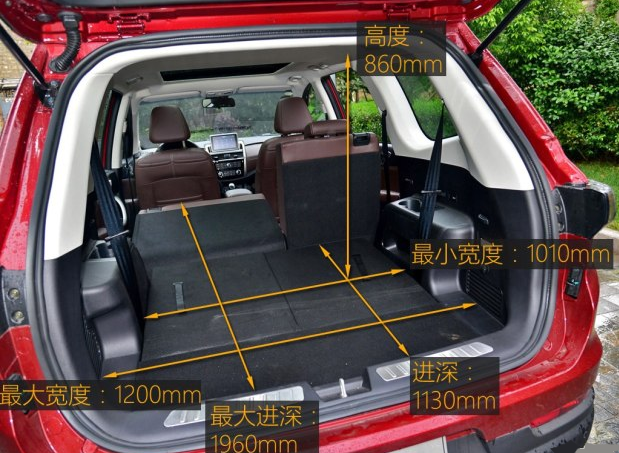比速T5后备箱尺寸实测 比速T5后备箱空间大小
