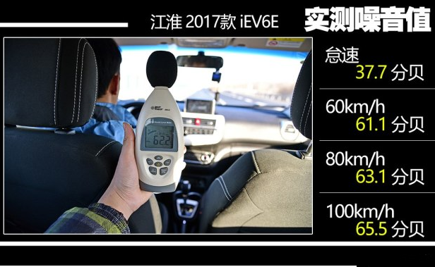 江淮iEV6E噪音测试 江淮iEV6E隔音效果