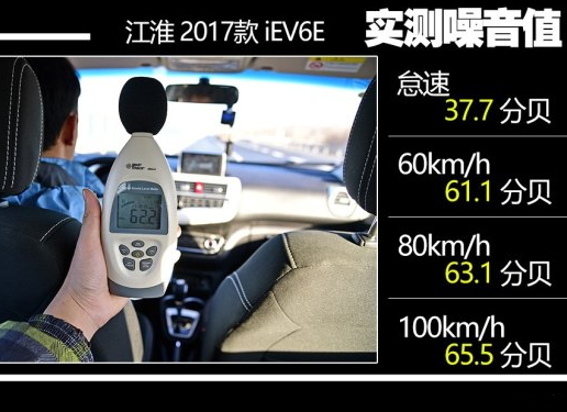 江淮iEV6E噪音测试 江淮iEV6E隔音效果