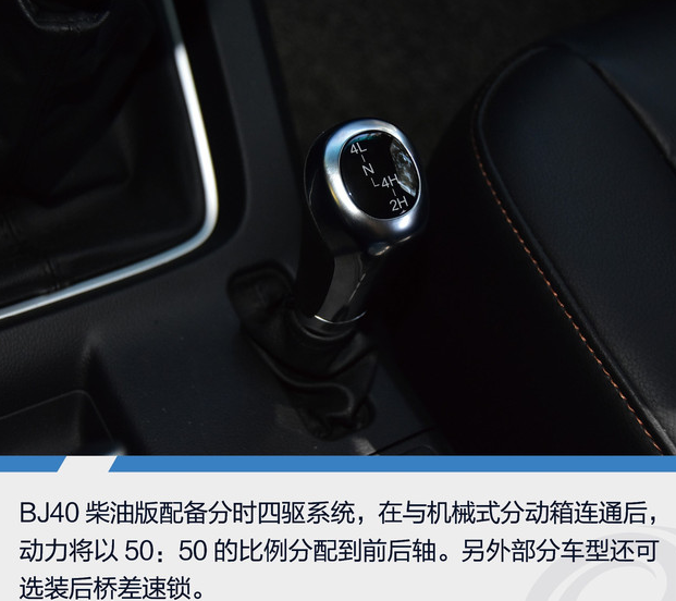北京BJ40柴油版四驱系统介绍