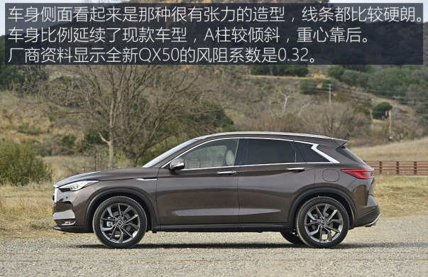 2018款英菲尼迪QX50风阻系数多少？