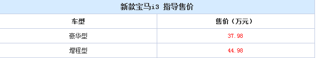 2018款宝马i3上市时间是什么时候？有几款车型？