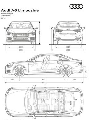 2018款奥迪A6大吗？2018款奥迪A6车身尺寸怎么样？