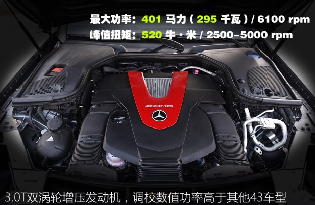 奔驰E43 AMG的发动机马力多少？奔驰E43 AMG用的什么变速箱？
