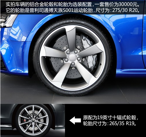 奥迪RS5轮胎规格 奥迪RS5车身尺寸多少？