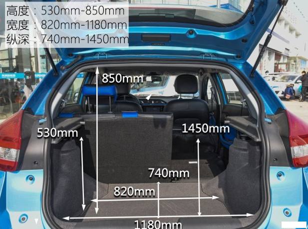 瑞虎3Xe后备箱尺寸 <font color=red>瑞虎3Xe后备厢</font>容积