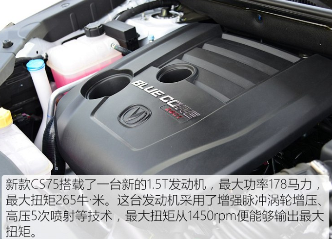 2018款新CS75发动机好不好？<font color=red>新CS75蓝鲸1</font>.5T发动机解析