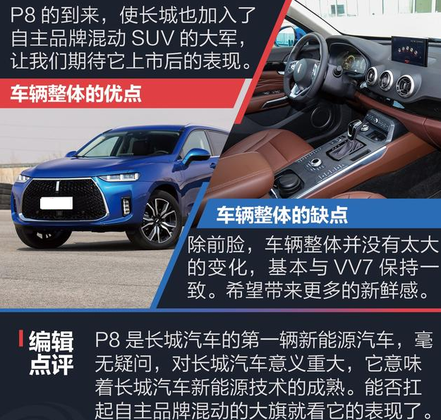 WEYP8怎么样？长城P8的优点和缺点分析