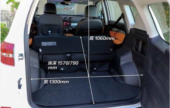 2018凯翼X3后备箱尺寸 凯翼X3后备厢空间实测