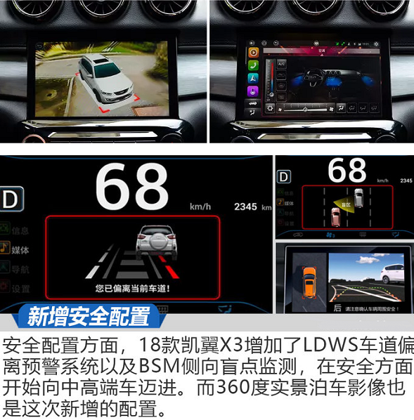 2018款凯翼X3配置参数 18款凯翼X3配置加了什么？