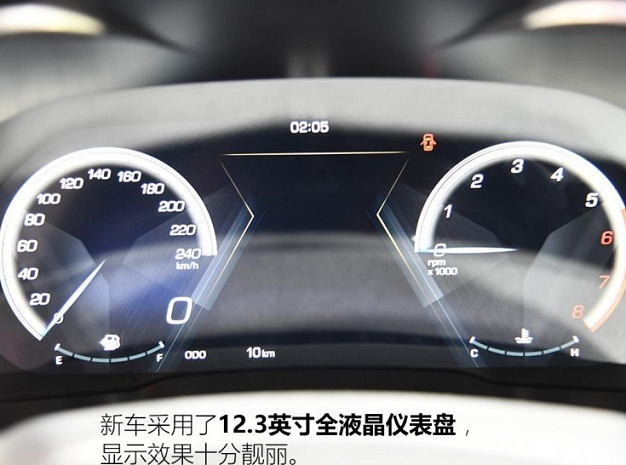 WEY VV6液晶仪表盘图片解析