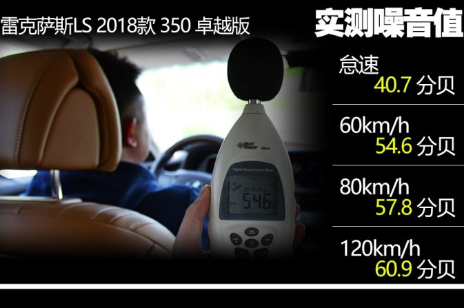 2018雷克萨斯LS350噪音测试