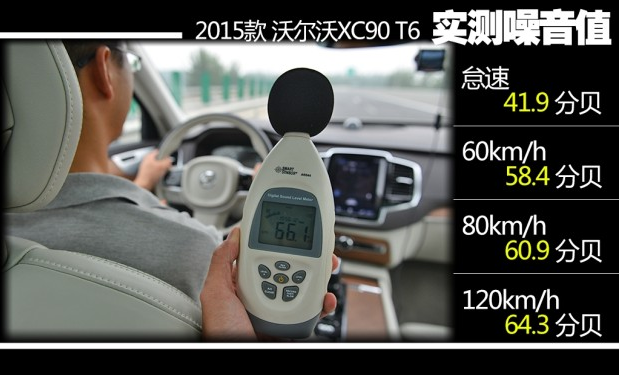 沃尔沃XC90噪音实测 XC90T6隔音怎么样？