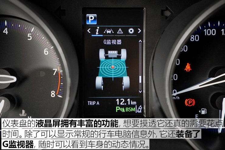 丰田C-HR仪表盘功能图片介绍