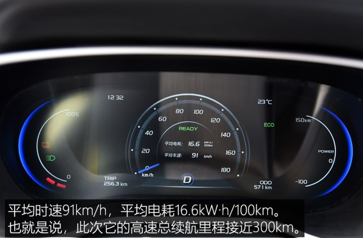 帝豪EV450高速时续航多少公里？