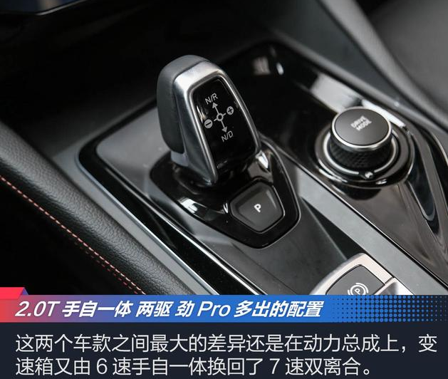 领克02劲Pro2.0T四驱和两驱的配置差异