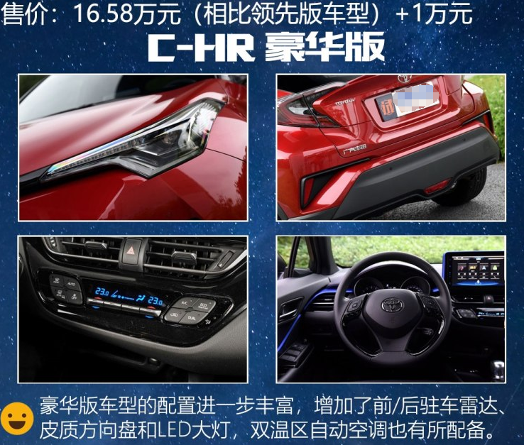 丰田C-HR豪华版怎么样？CHR豪华版能买吗？