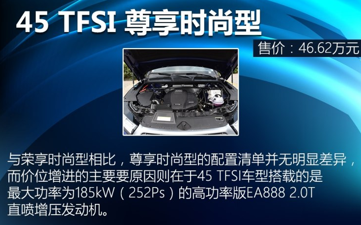 奥迪Q5L的45TFSI尊享时尚型好不好？能买吗？