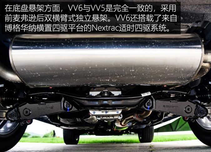 VV6悬架结构怎么样？VV6悬架组合介绍