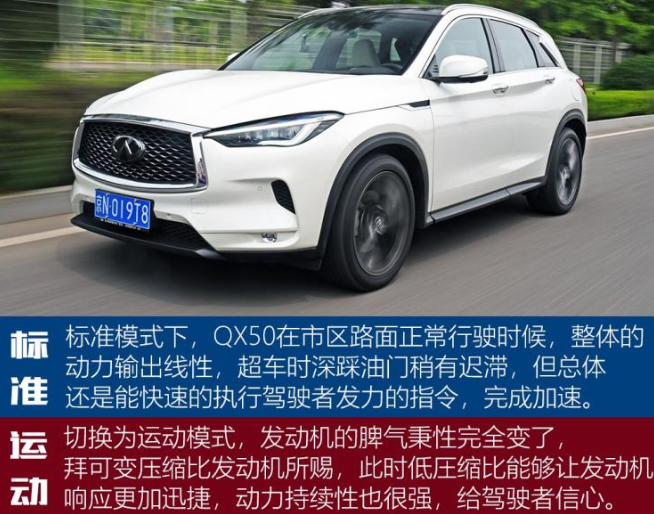 2018英菲尼迪QX50运动模式怎么样？